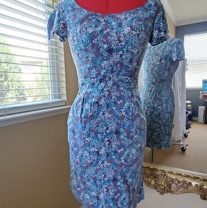 Pepperberry floral blue dress USA size XS